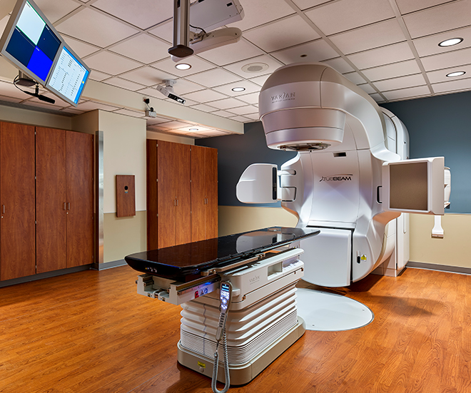 linear accelerator room
